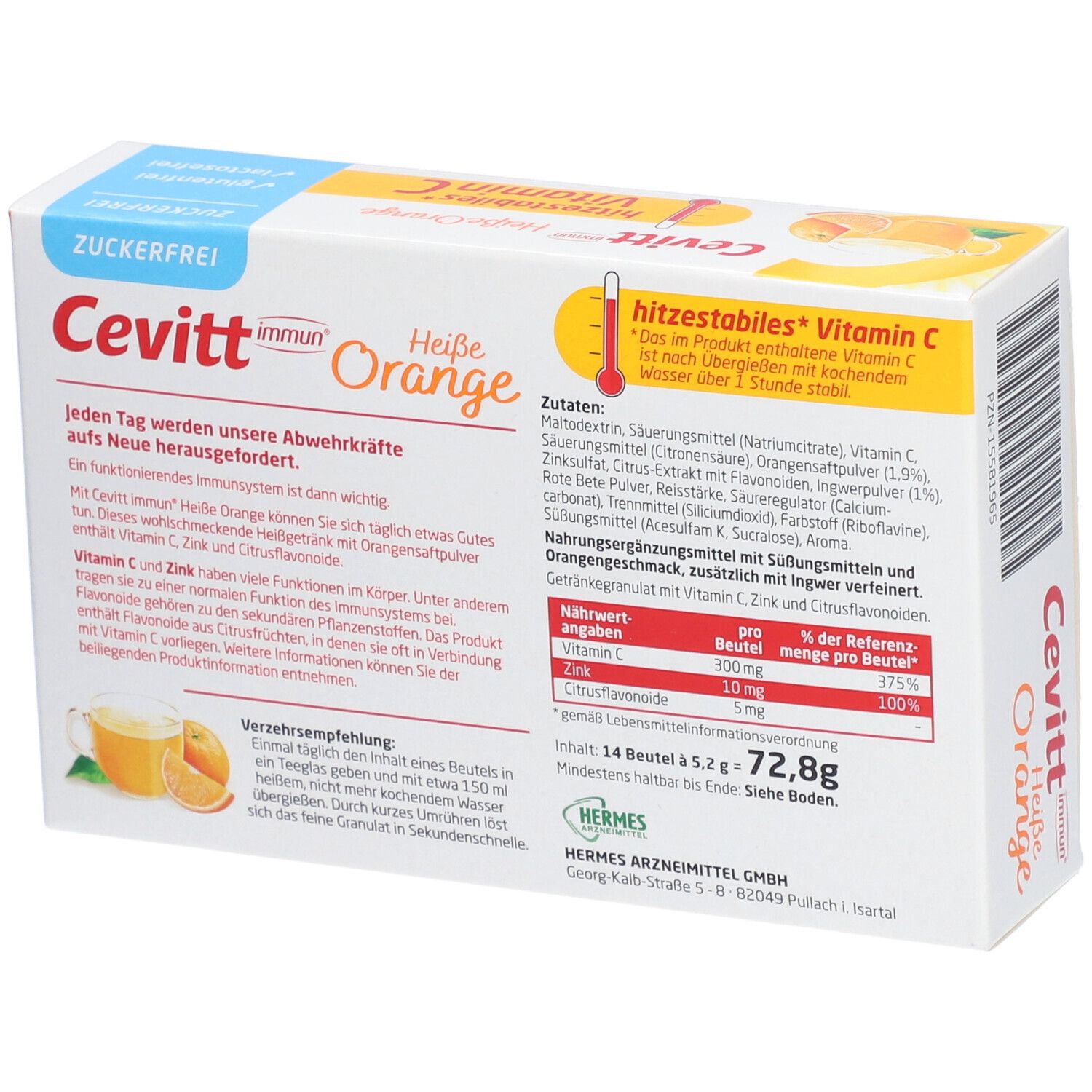 Cevitt immun ® heiße Orange zuckerfrei