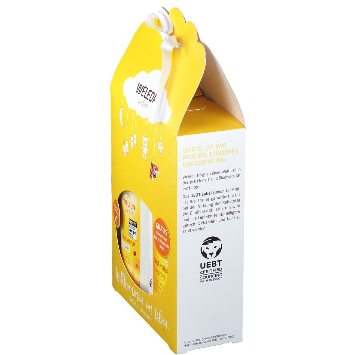 WELEDA Geschenkset Baby + Mulltuch 80 x 70 cm Gratis