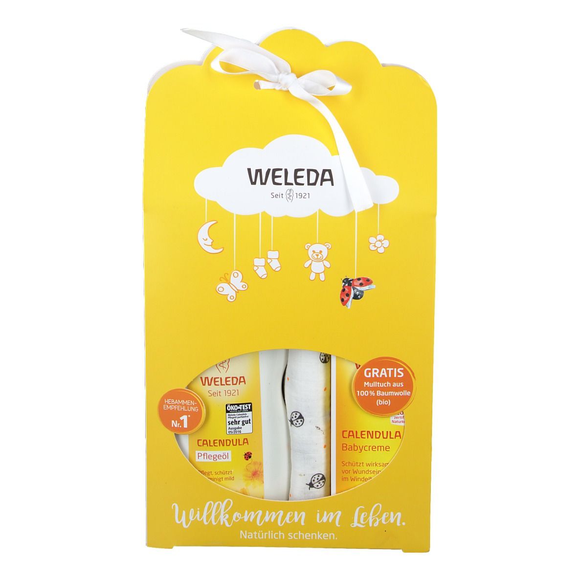 WELEDA Geschenkset Baby + Mulltuch 80 x 70 cm Gratis