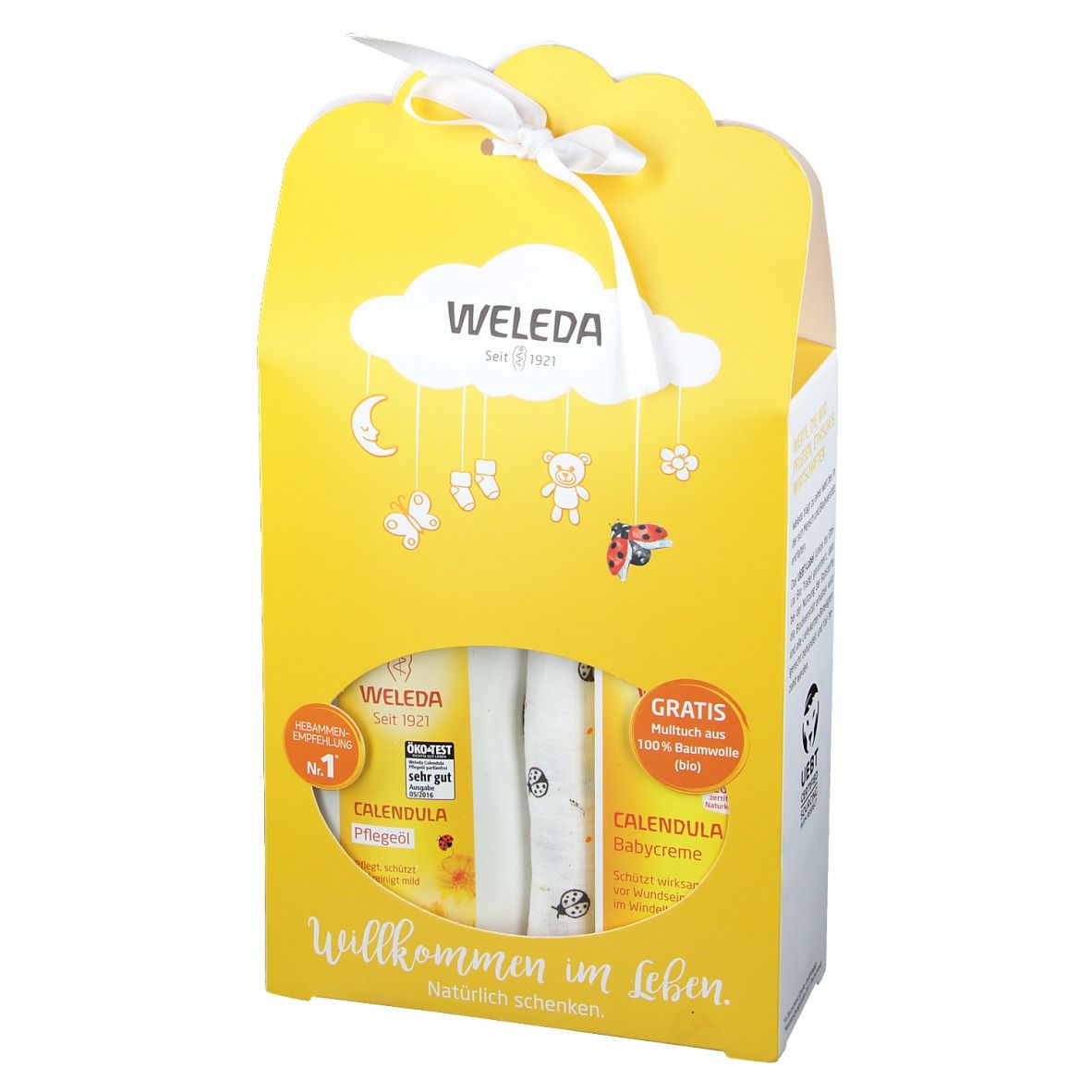 WELEDA Geschenkset Baby + Mulltuch 80 x 70 cm Gratis