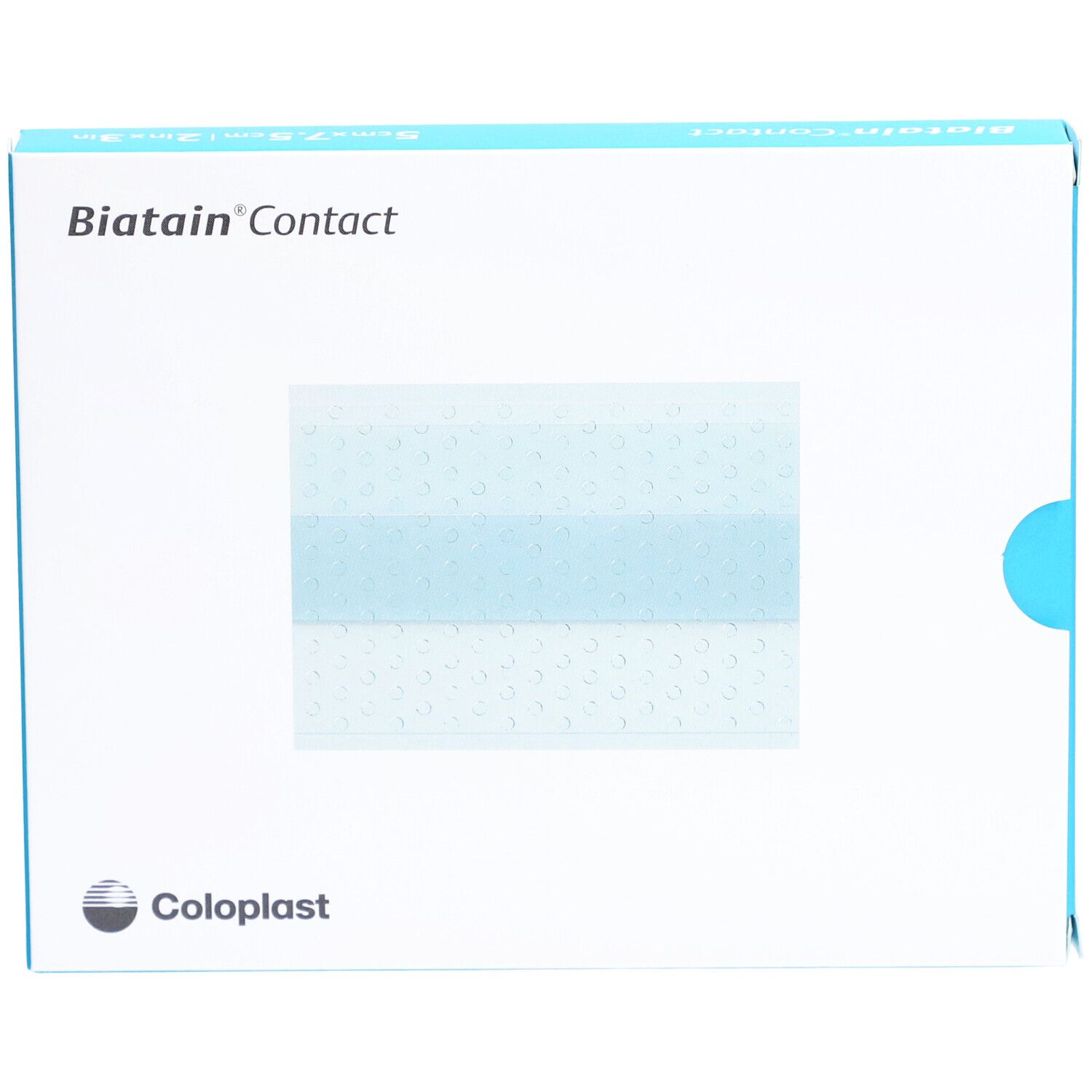 Biatain Contact Silikonwundkontaktauflage, 5x7,5cm, 10 Stück.