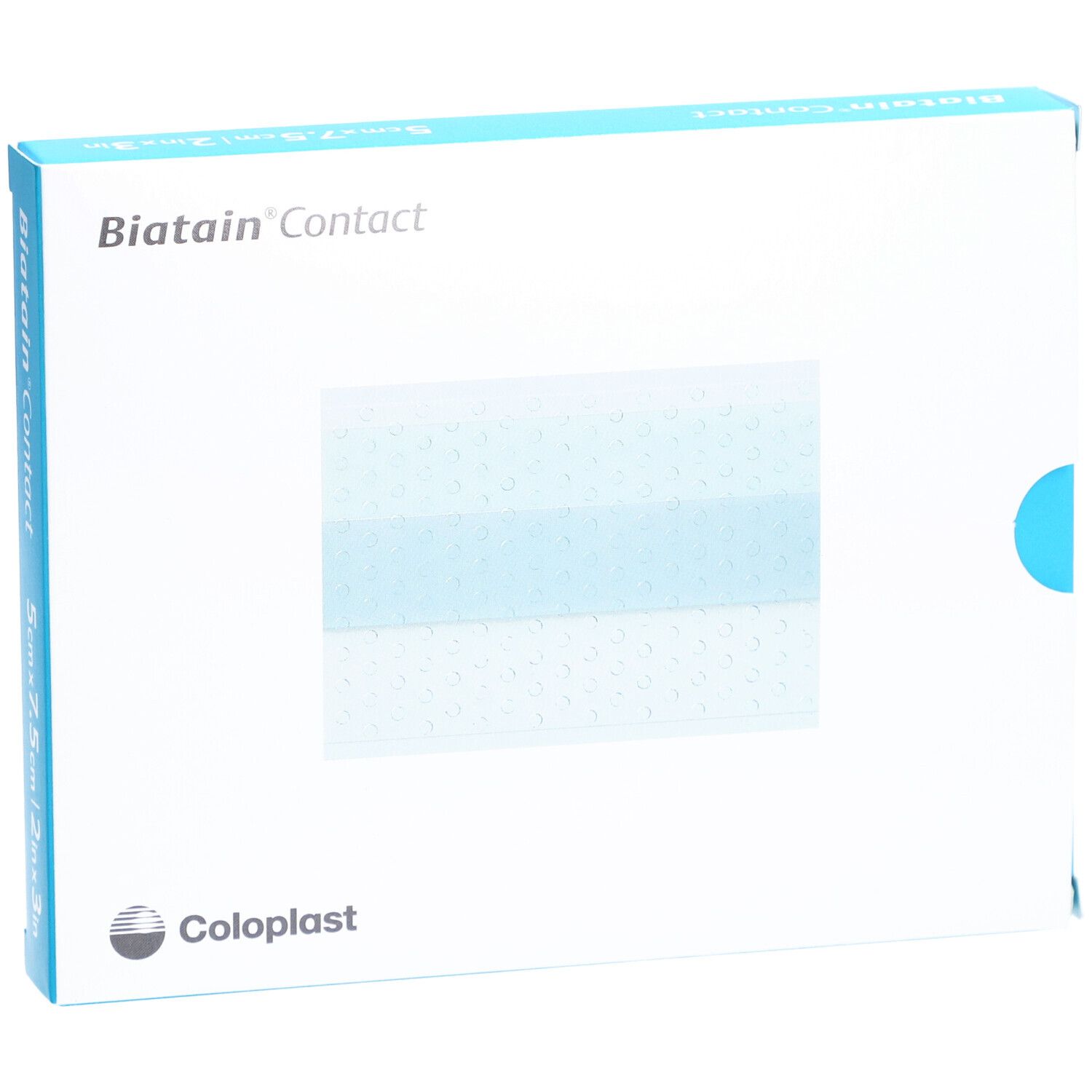 Biatain Contact Silikonwundkontaktauflage, 5x7,5cm, 10 Stück.