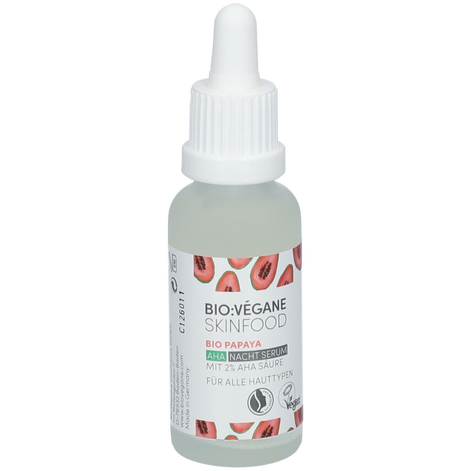 BIO VÉGANE BIO PAPAYA AHA Nachtserum