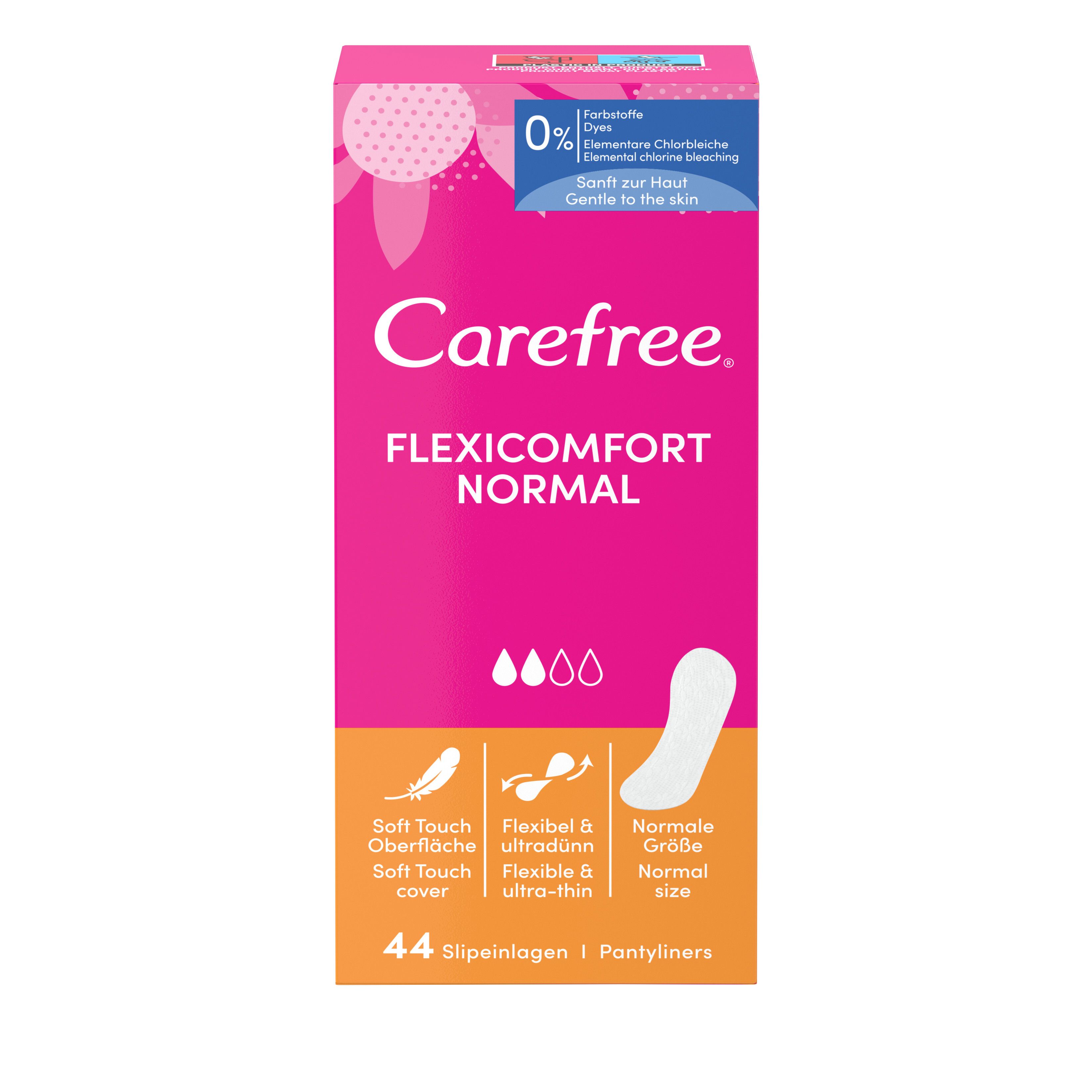 CAREFREE FlexiComfort ohne Duft Slipeinlagen