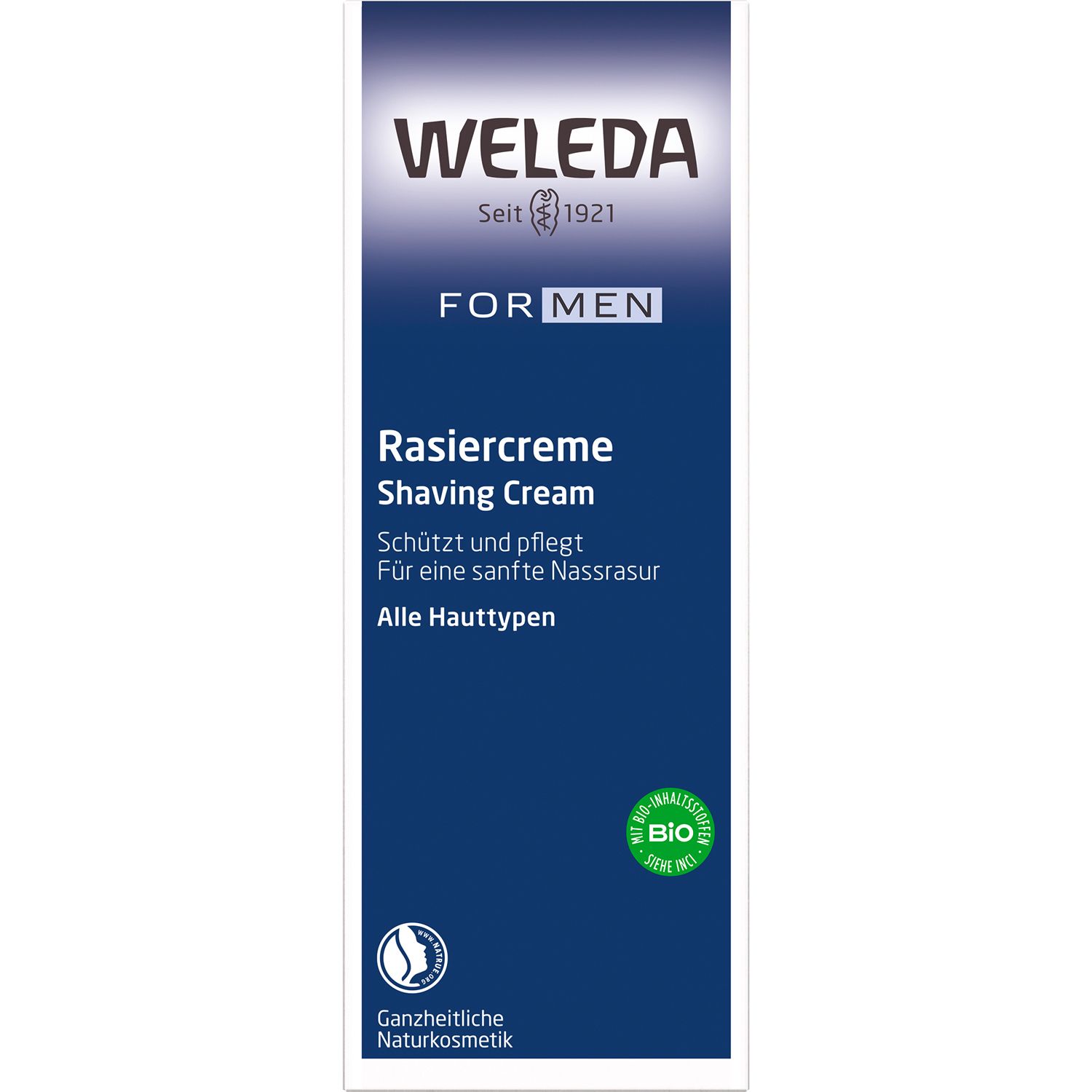 Weleda Rasiercreme  - Sanfter Schaum für eine schonende Nassrasur. Schützt und pflegt die Haut