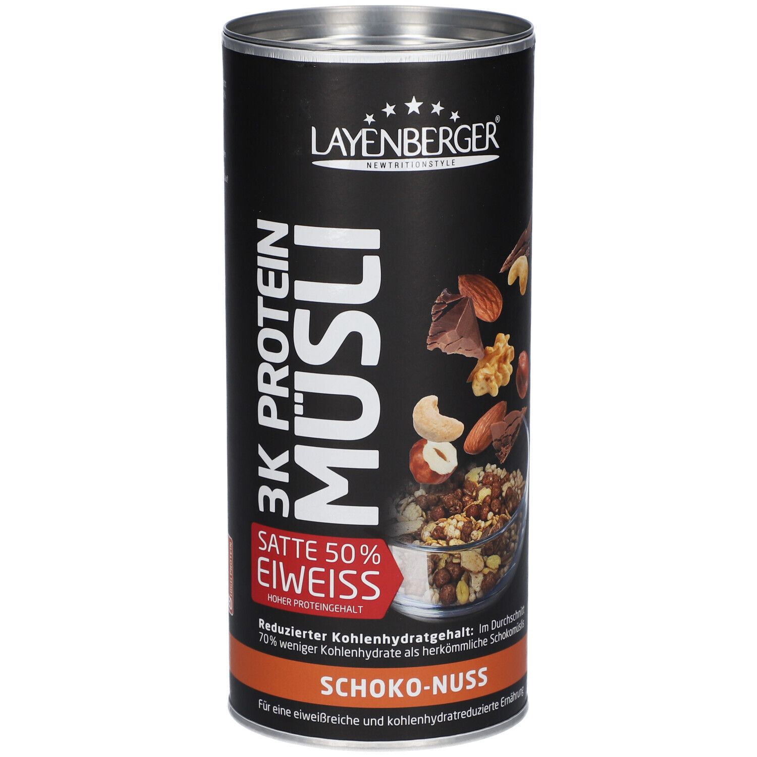 LAYENBERGER® 3K Protein Müsli Schoko-Nuss