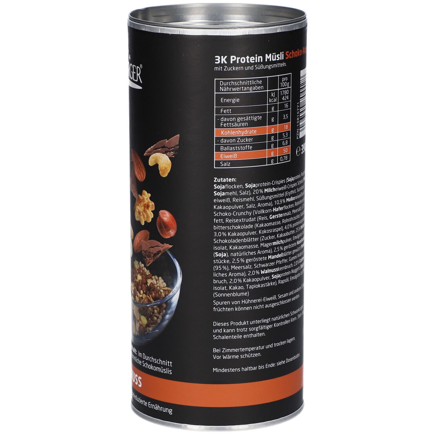 LAYENBERGER® 3K Protein Müsli Schoko-Nuss
