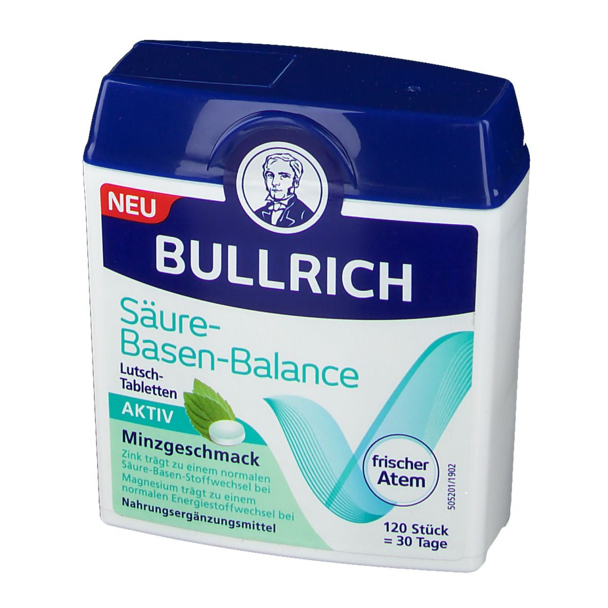 Bullrich Säure Basen Balance Tabletten Erfahrungsberichte Bullrich Säure-Basen-Balance Lutschtabletten Minzgeschmack 120 St