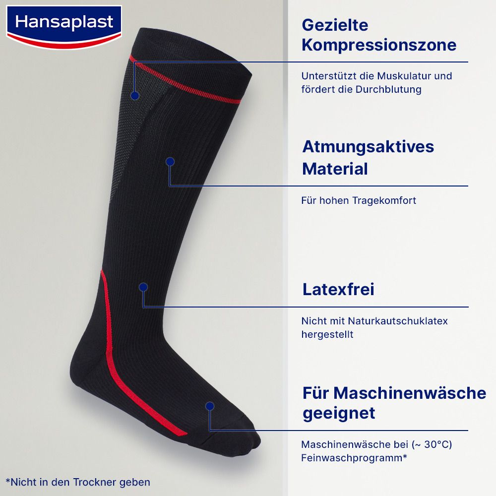 Hansaplast Sport Compression Wear Socks Gr L/XL