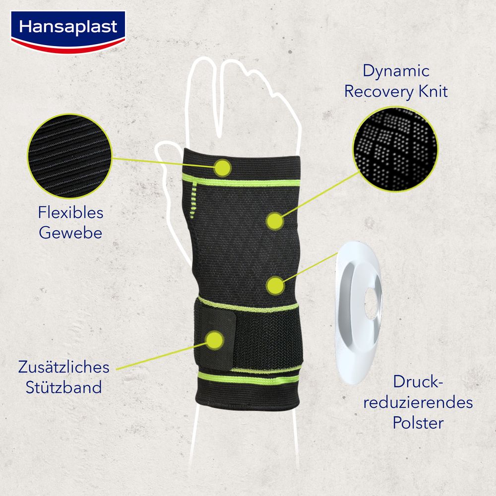 Hansaplast Sport Handgelenk-Bandage Gr L/XL
