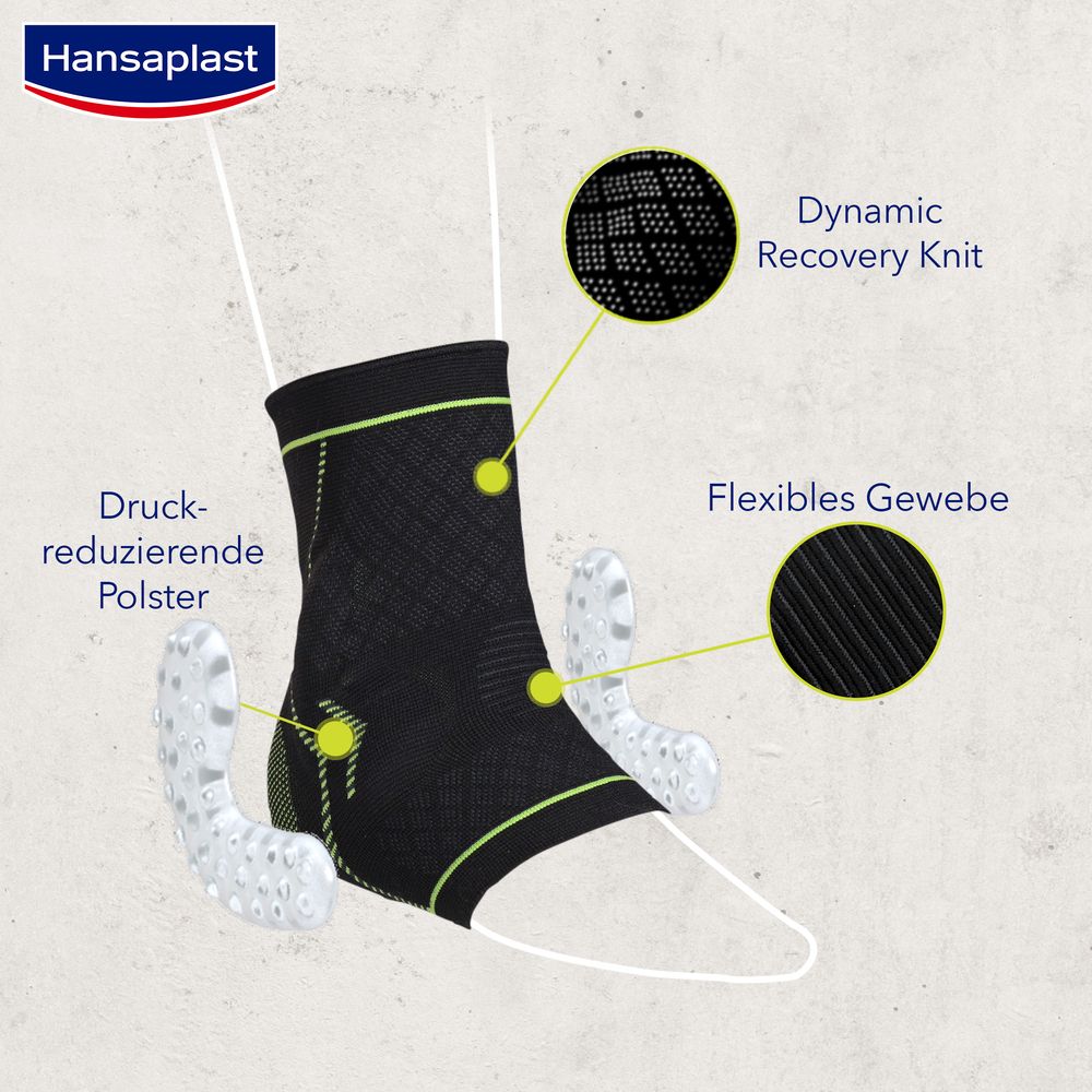 Hansaplast Sport Fußgelenk-Bandage Gr S/M