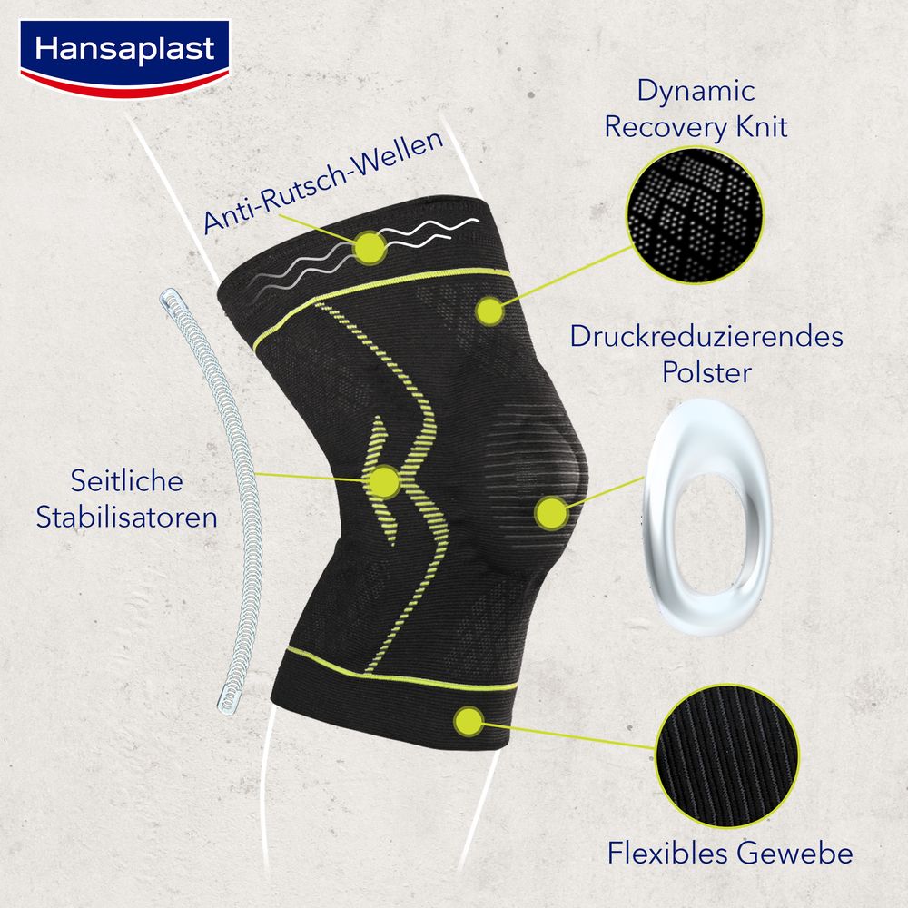 Hansaplast Sport Knie-Bandage Gr L/XL