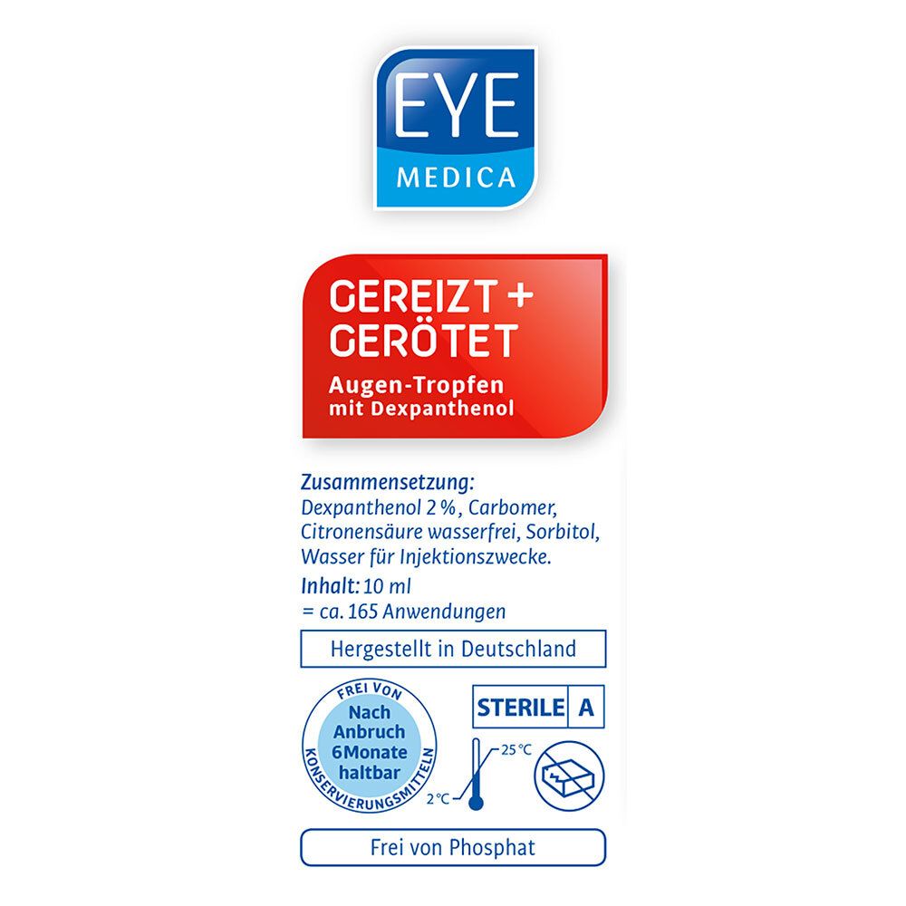 EYEMEDICA® GEREIZT + GERÖTET