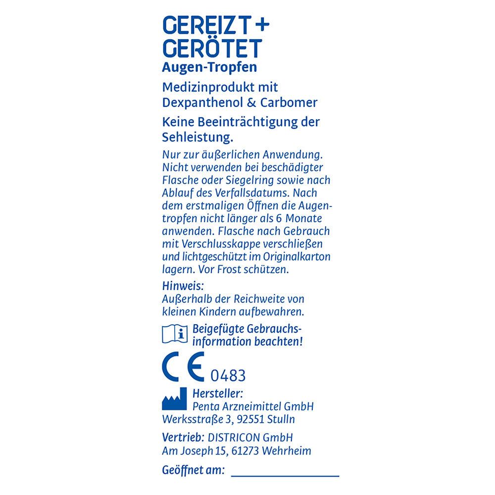 EYEMEDICA® GEREIZT + GERÖTET