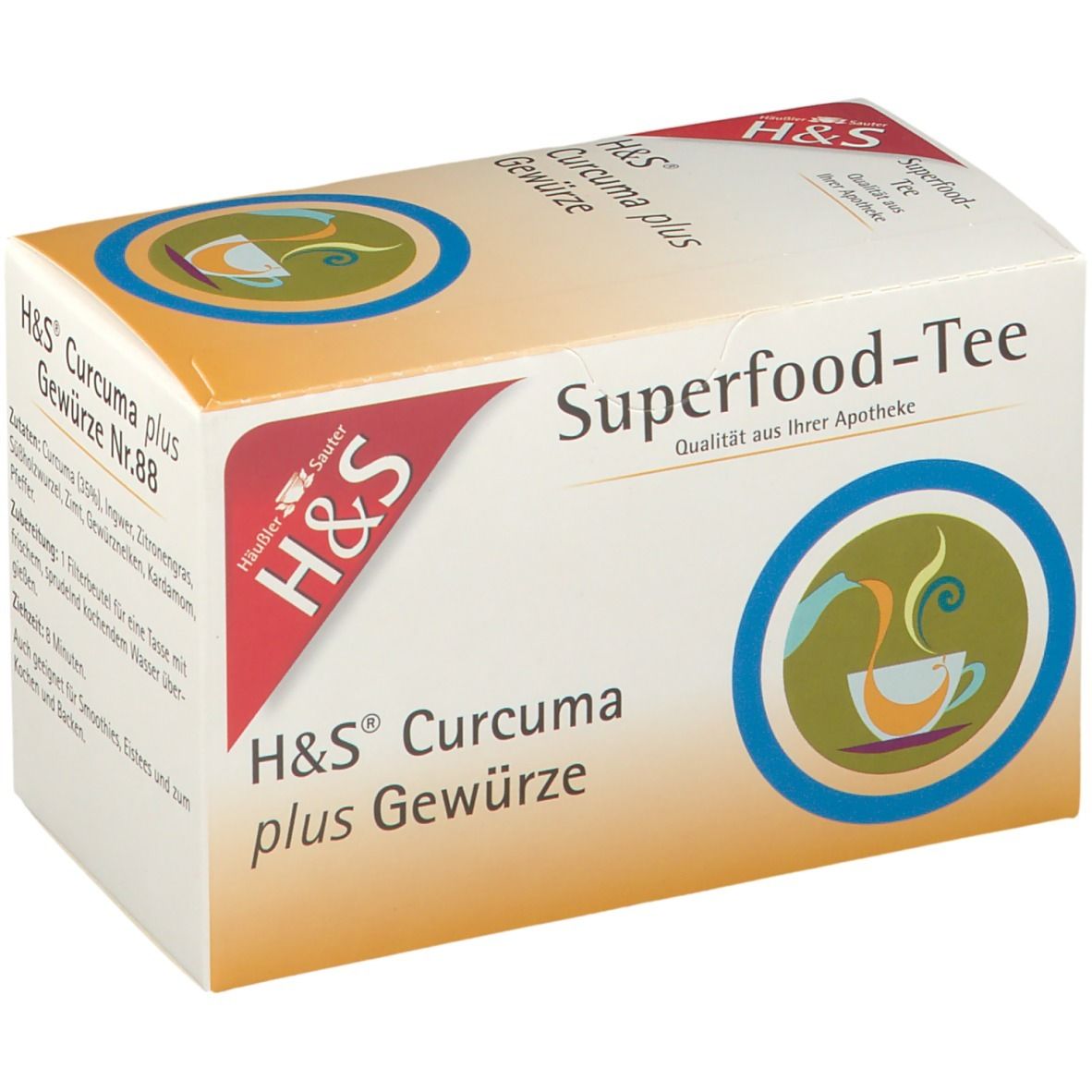 H&S Superfood Tee Curcuma plus Gewürze