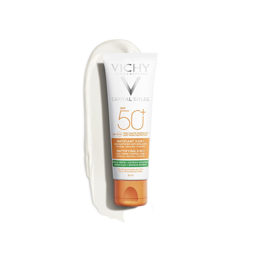 VICHY Capital Soleil 3-in-1 mattierende Sonnenpflege LSF 50+