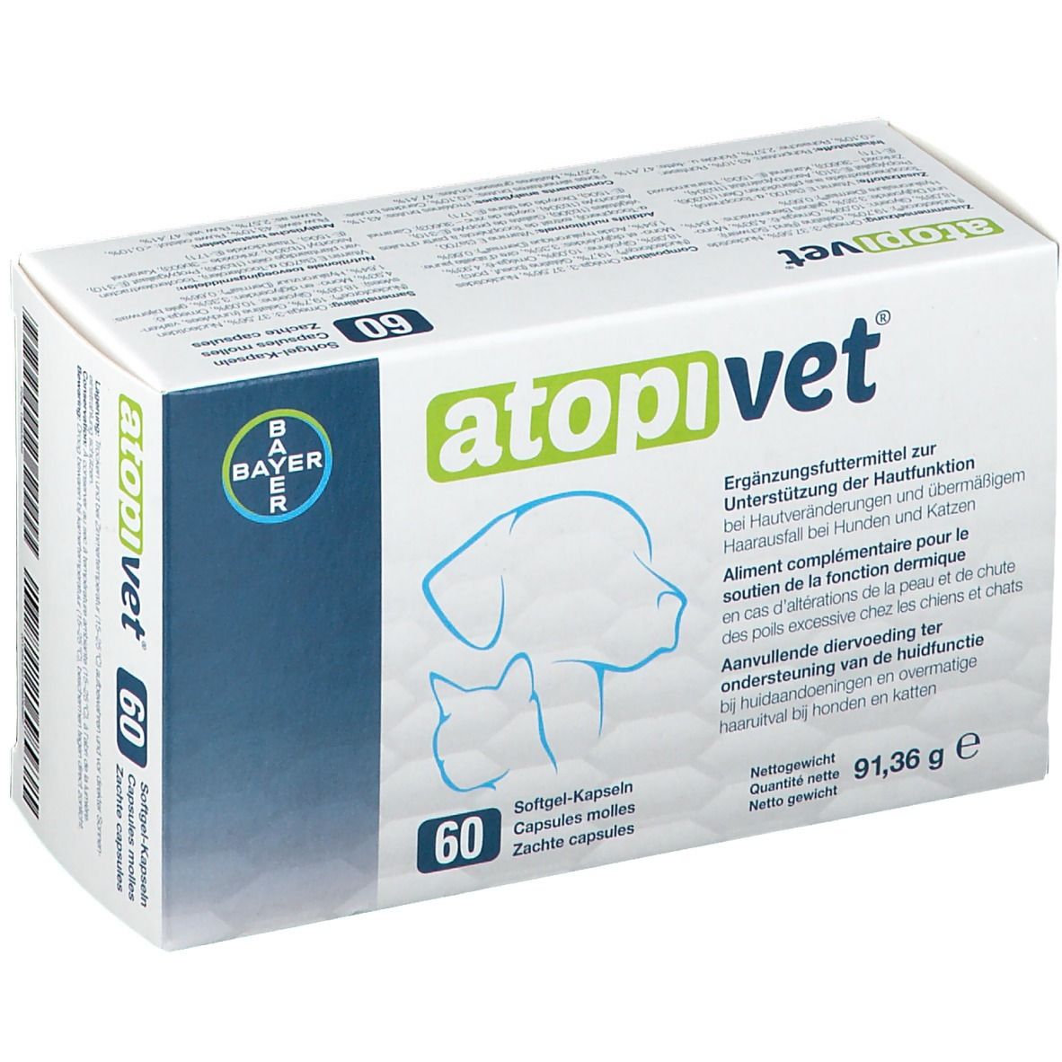 Atopivet® Soft-Gel Kapseln für Hunde und Katzen