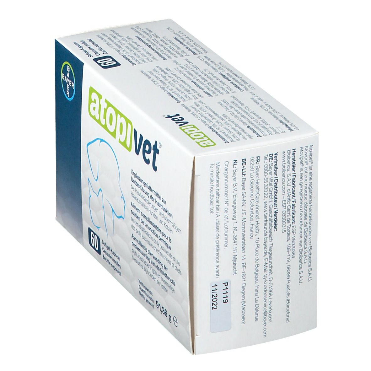 Atopivet® Soft-Gel Kapseln für Hunde und Katzen