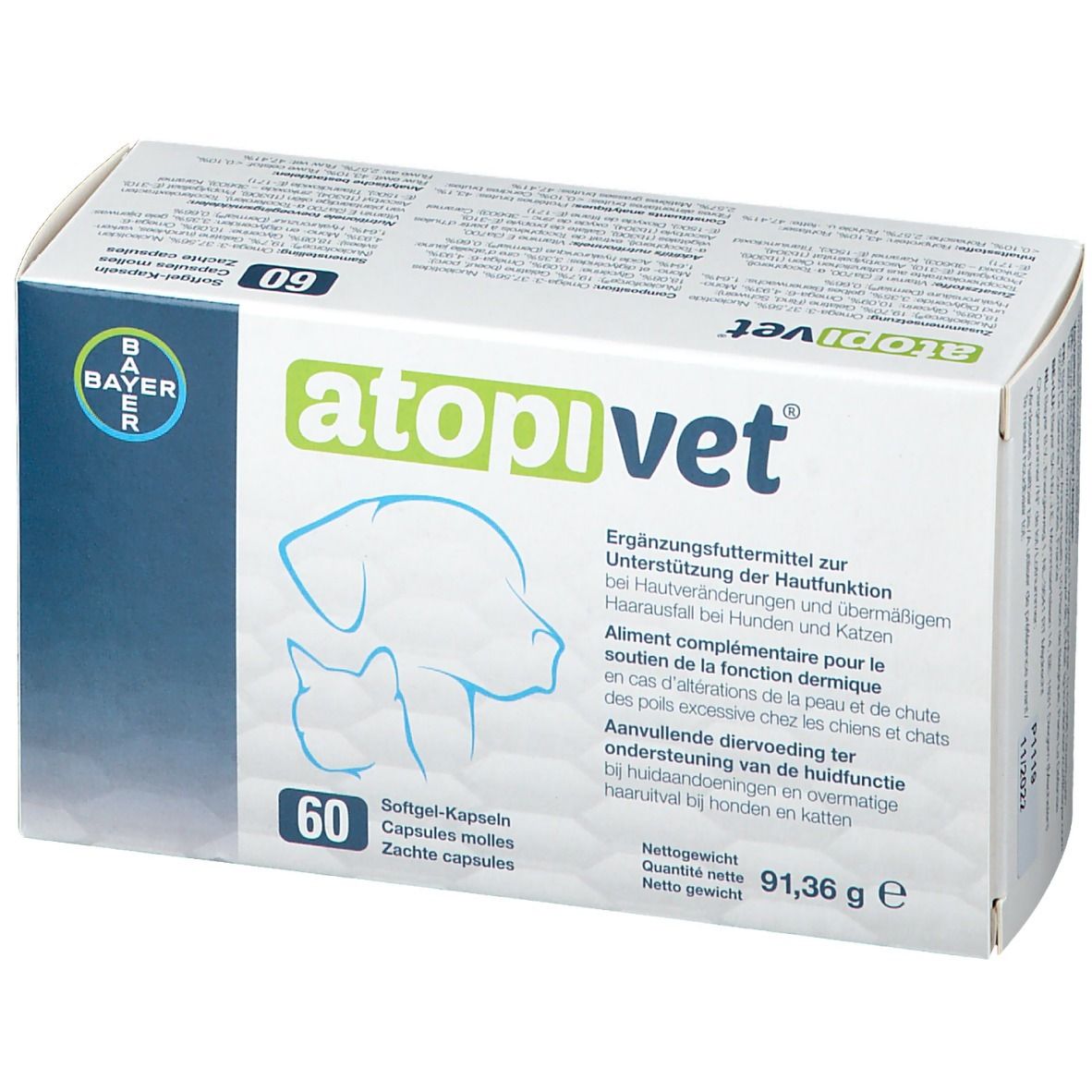Atopivet® Soft-Gel Kapseln für Hunde und Katzen