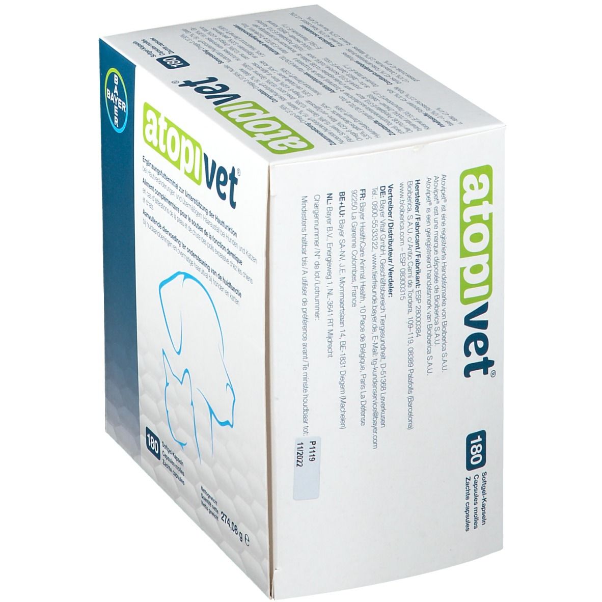 Atopivet® Soft-Gel Kapseln  für Hunde und Katzen