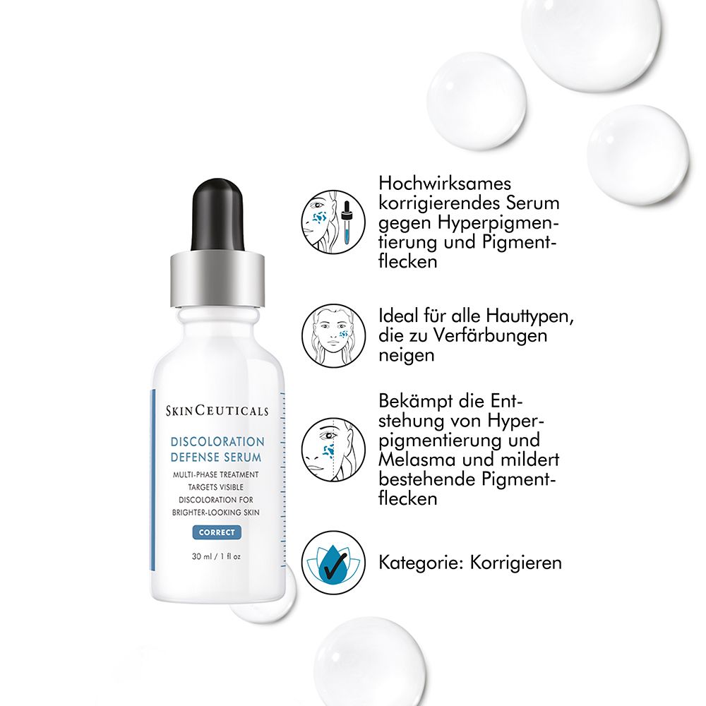 SkinCeuticals DISCOLORATION DEFENSE SERUM, zellaktivierendes Serum gegen Pigmentflecken