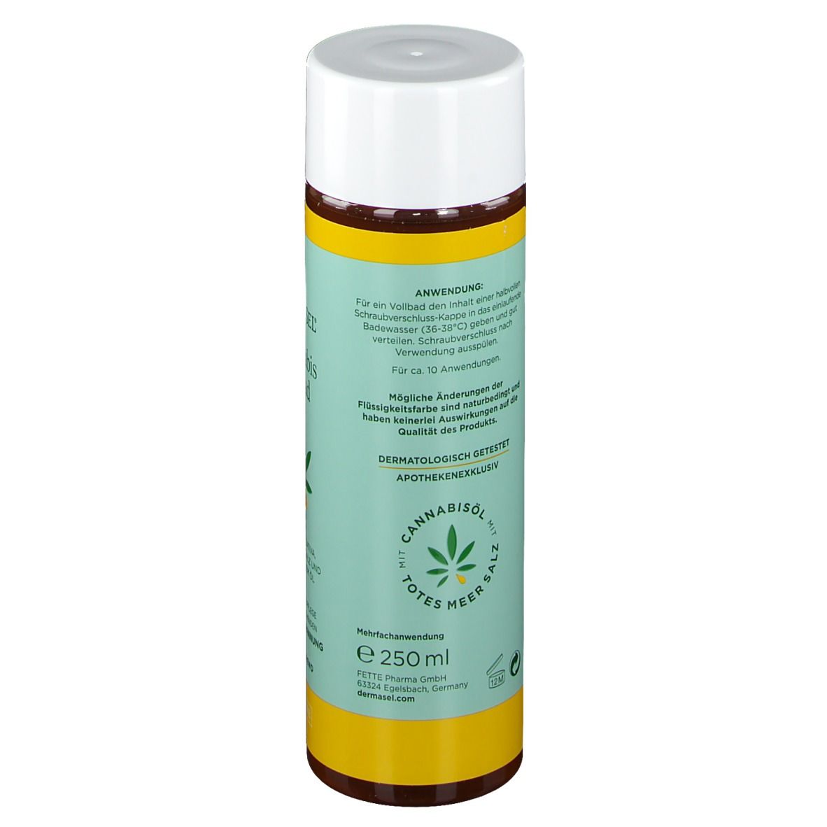 DERMASEL® Cannabis Ölbad Zitrone