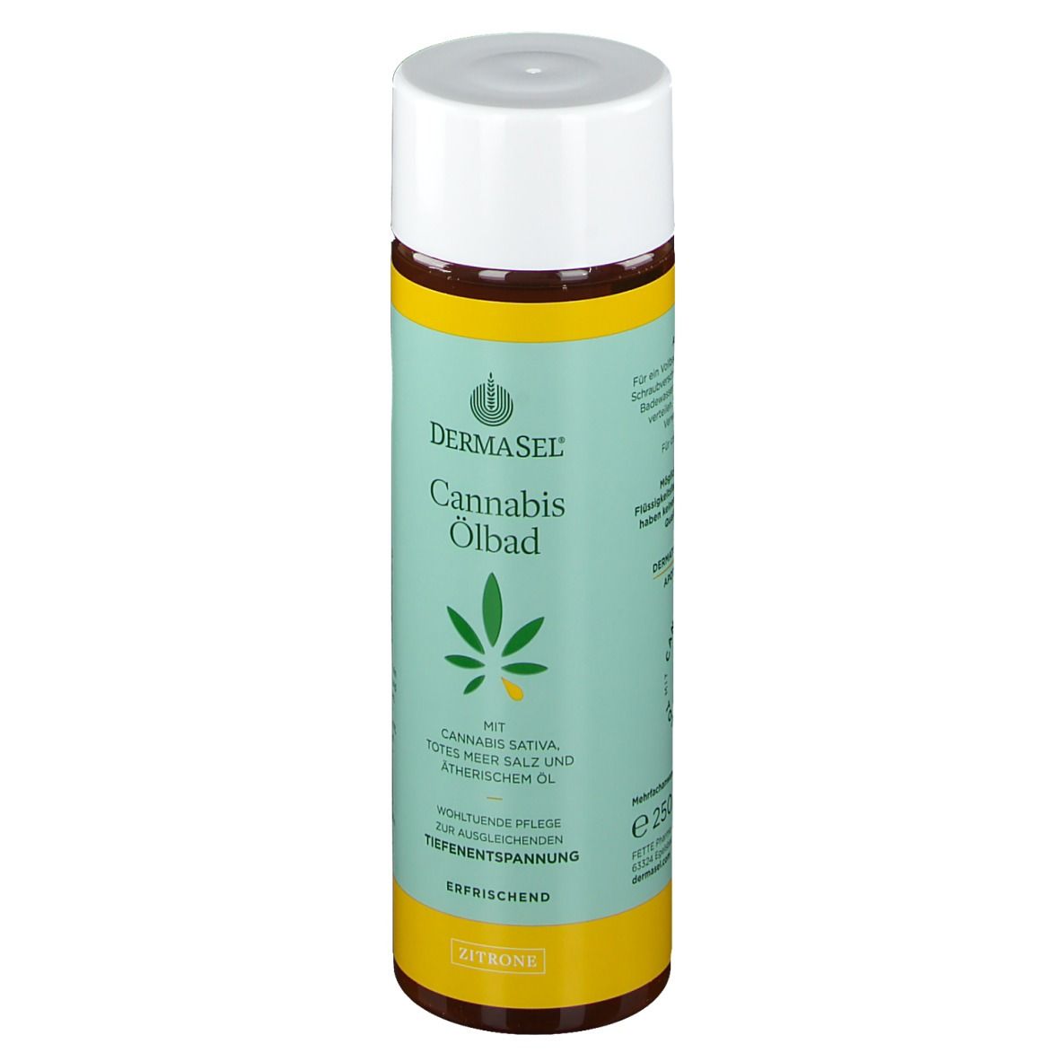 DERMASEL® Cannabis Ölbad Zitrone