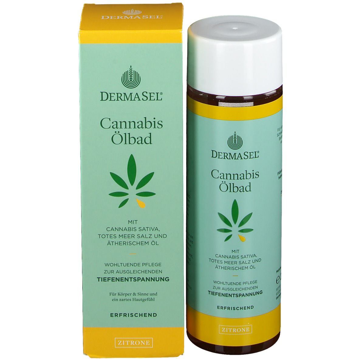 DERMASEL® Cannabis Ölbad Zitrone