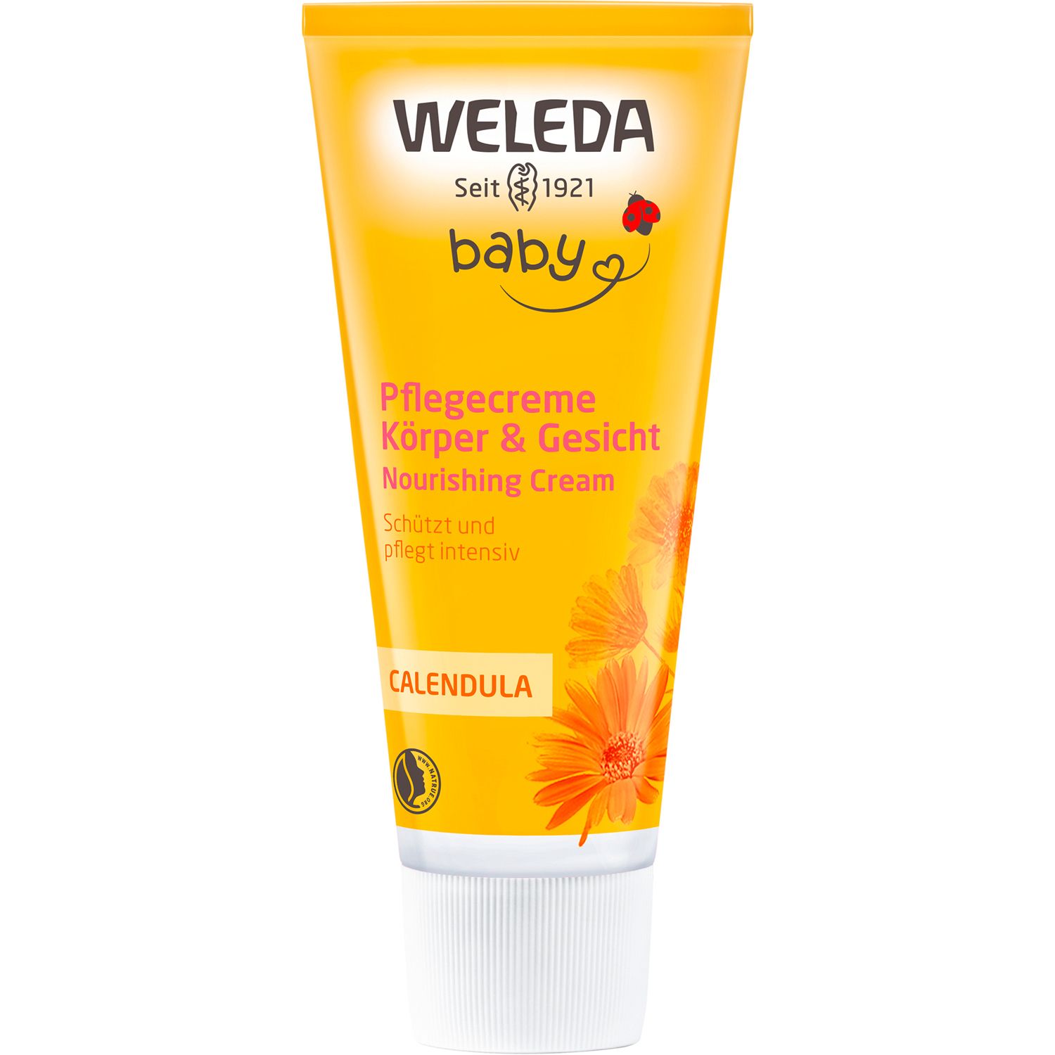 Weleda Baby Pflegecreme Calendula Körper & Gesicht - Körperpflege, schützt und pflegt intensiv