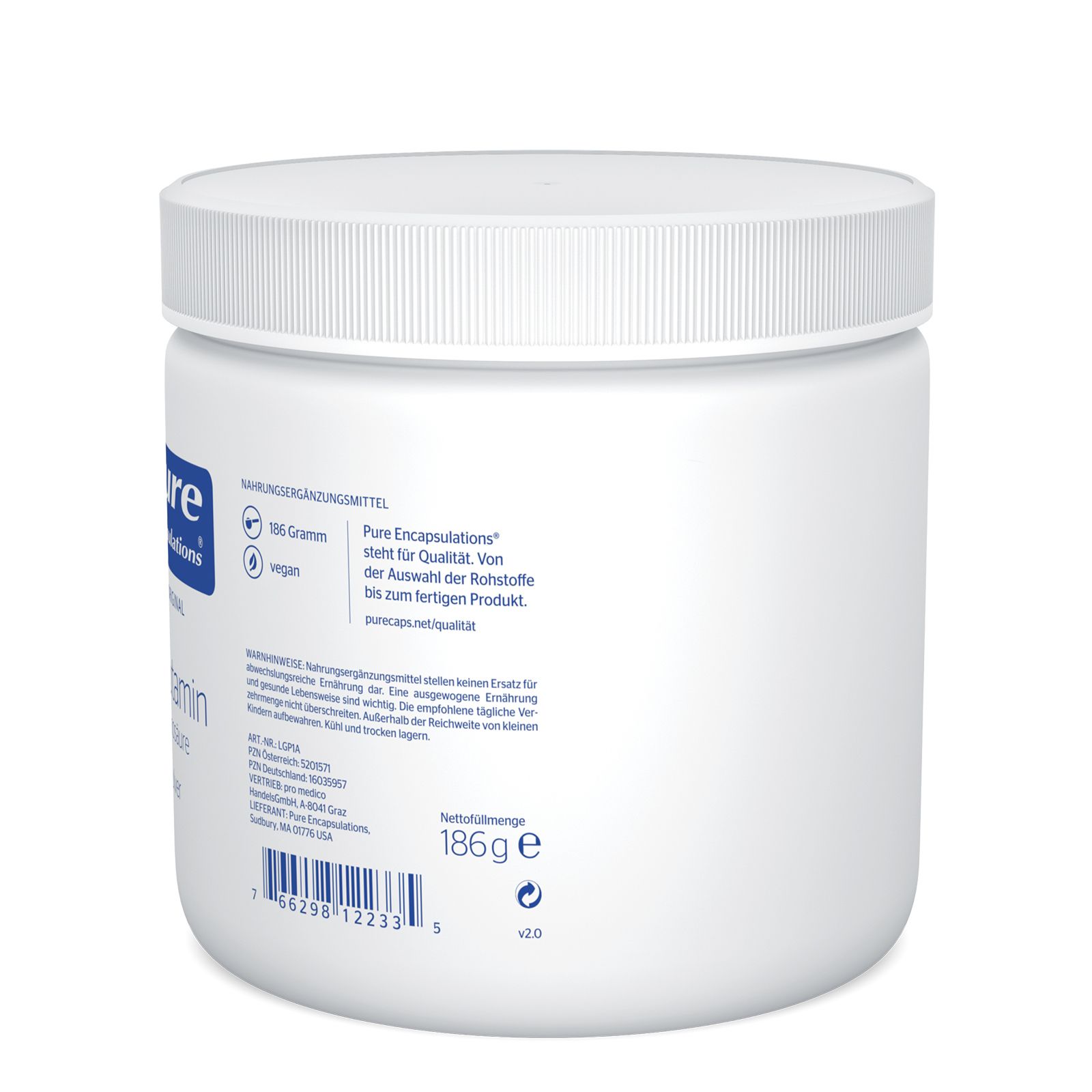 Pure Encapsulations® L-Glutamin Pulver