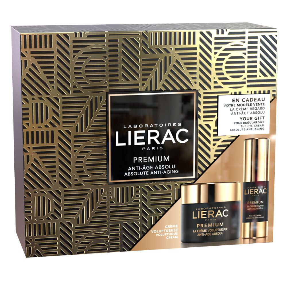 LIERAC PREMIUM reichhaltige Creme + Augenpflege Set