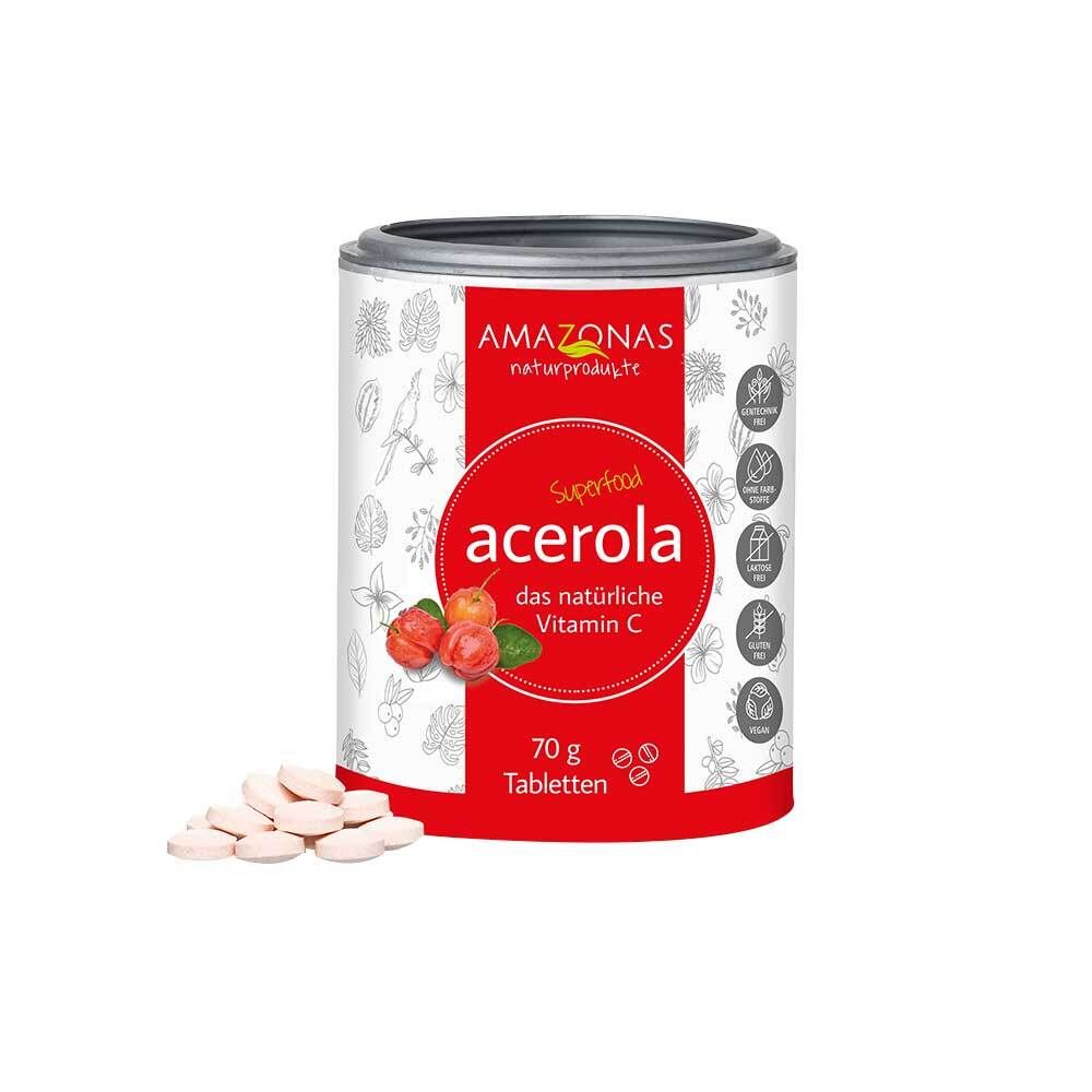 ACEROLA Lutschtabletten ohne Zuckerzusatz