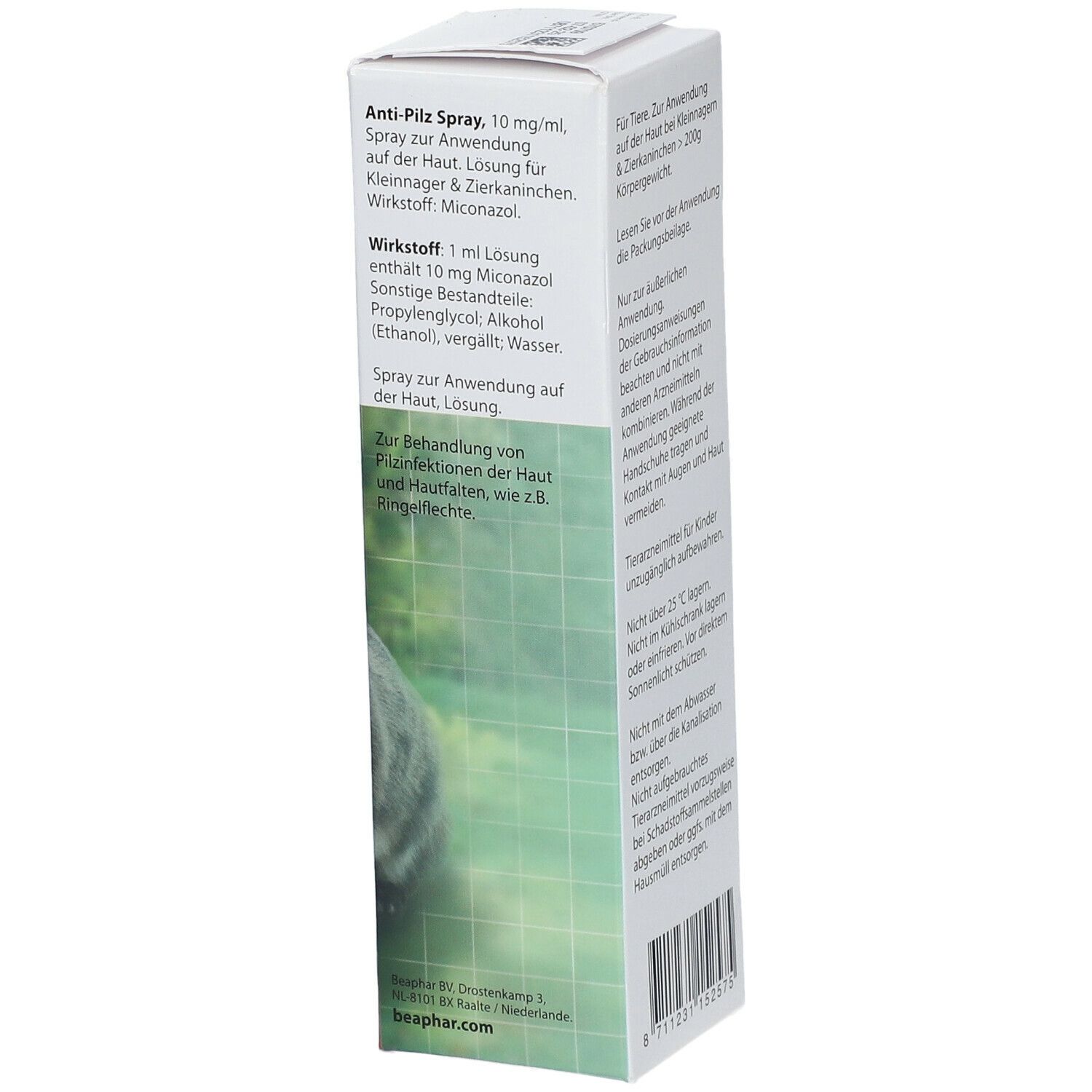 BEAPHAR Anti-Pilz Spray für Kleinnager/Zierkaninchen