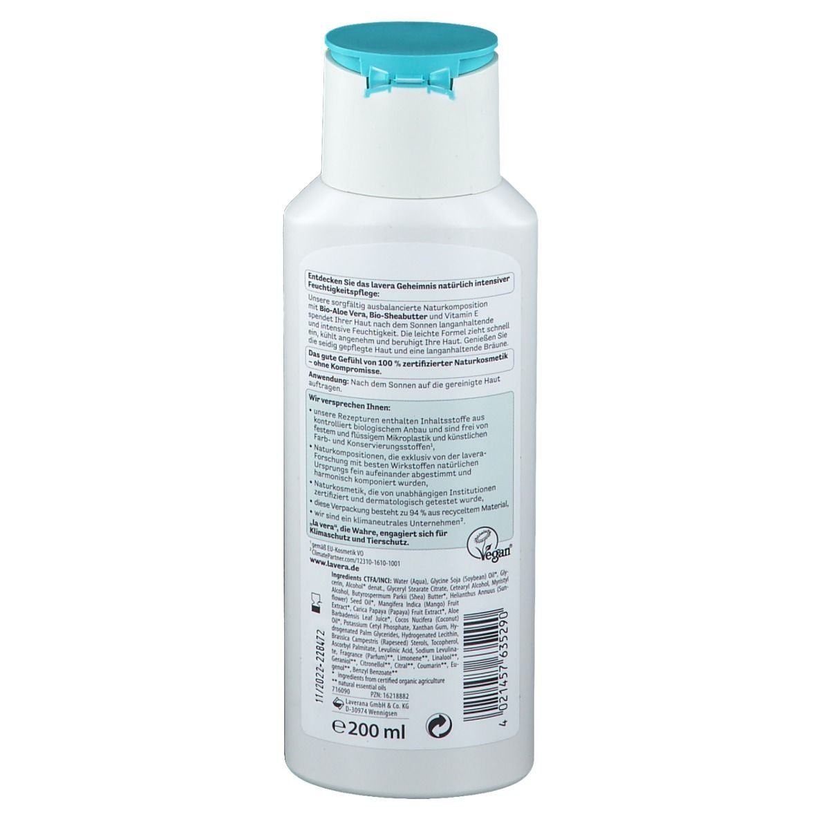 lavera After Sun Lotion 200 ml Shop Apotheke