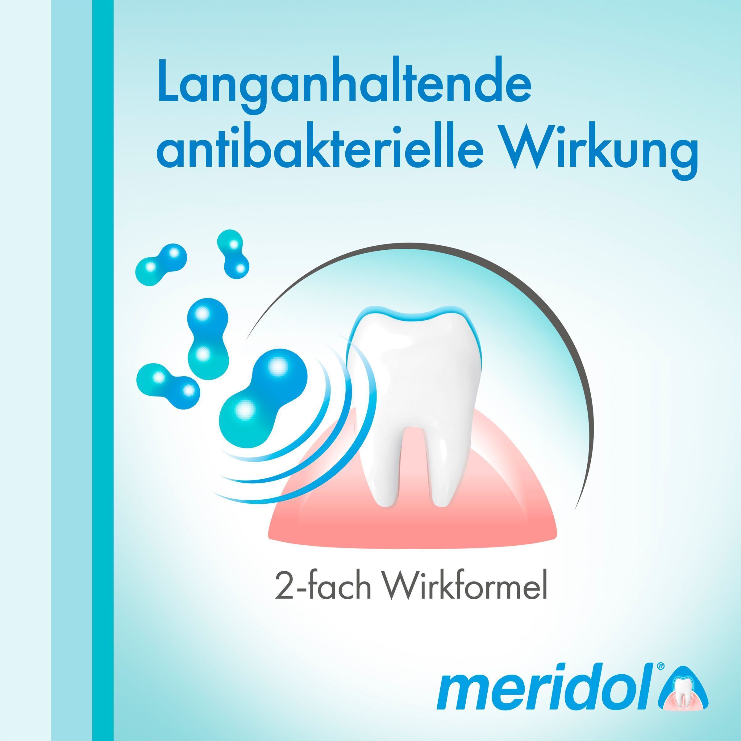 meridol Probier Set: Zahnbürste + Zahnpasta + Mundspülung