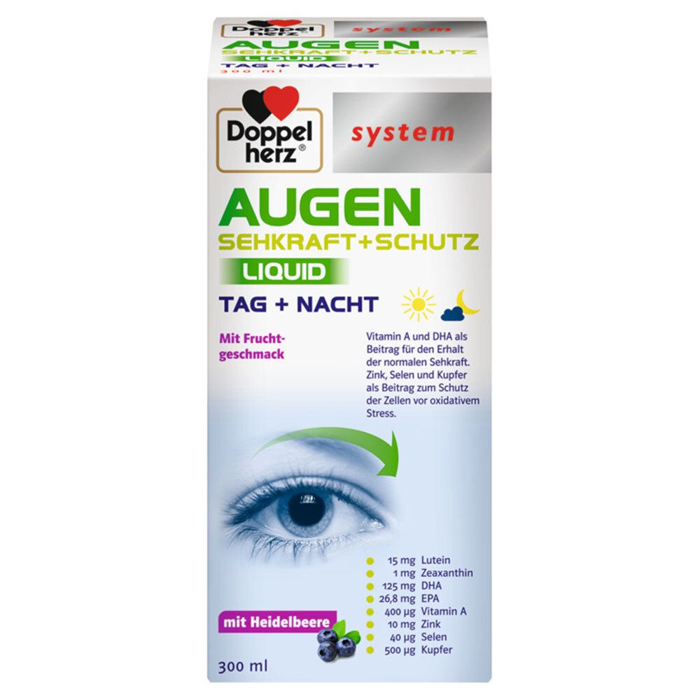 Doppelherz® system AUGEN SEHKRAFT+SCHUTZ LIQUID TAG + NACHT