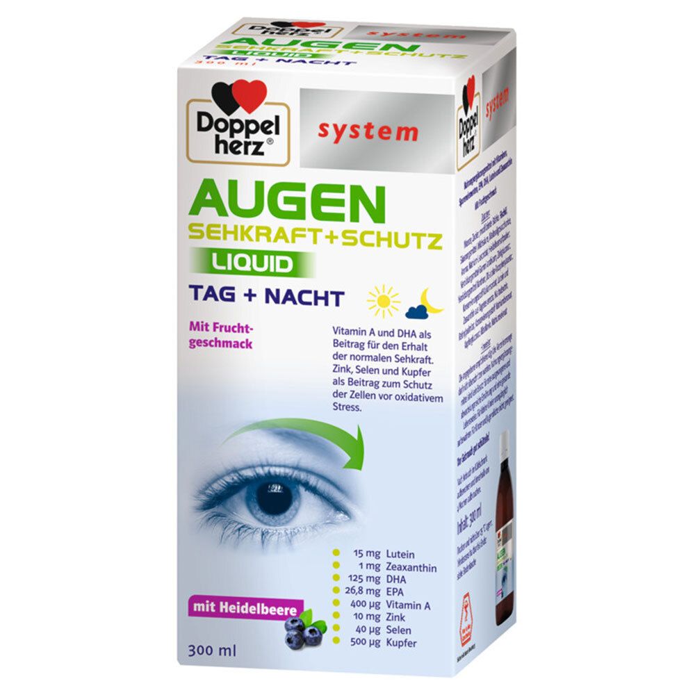 Doppelherz® system AUGEN SEHKRAFT+SCHUTZ LIQUID TAG + NACHT