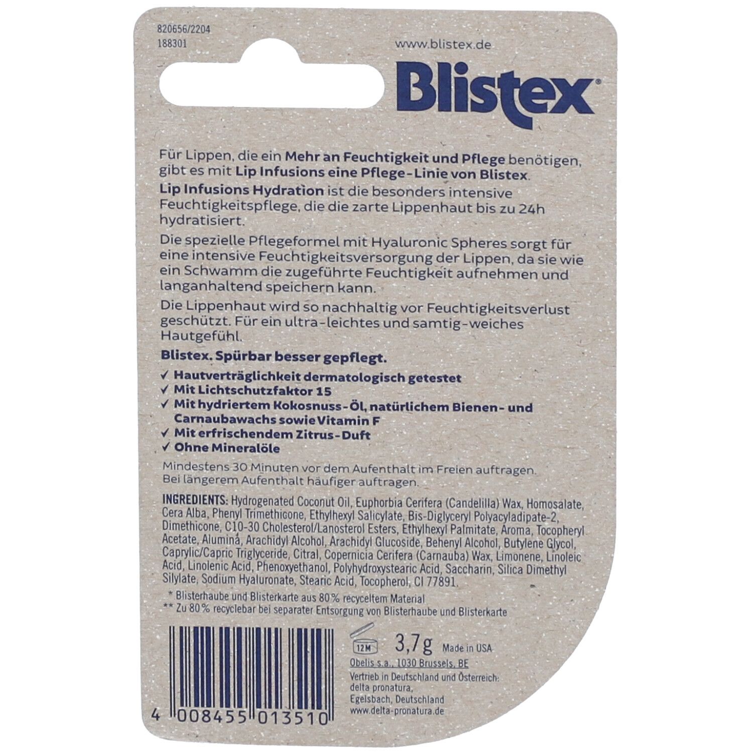 Blistex® Lip Infusions Hydration