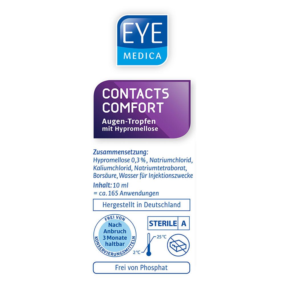 EYEMEDICA® CONTACTS COMFORT