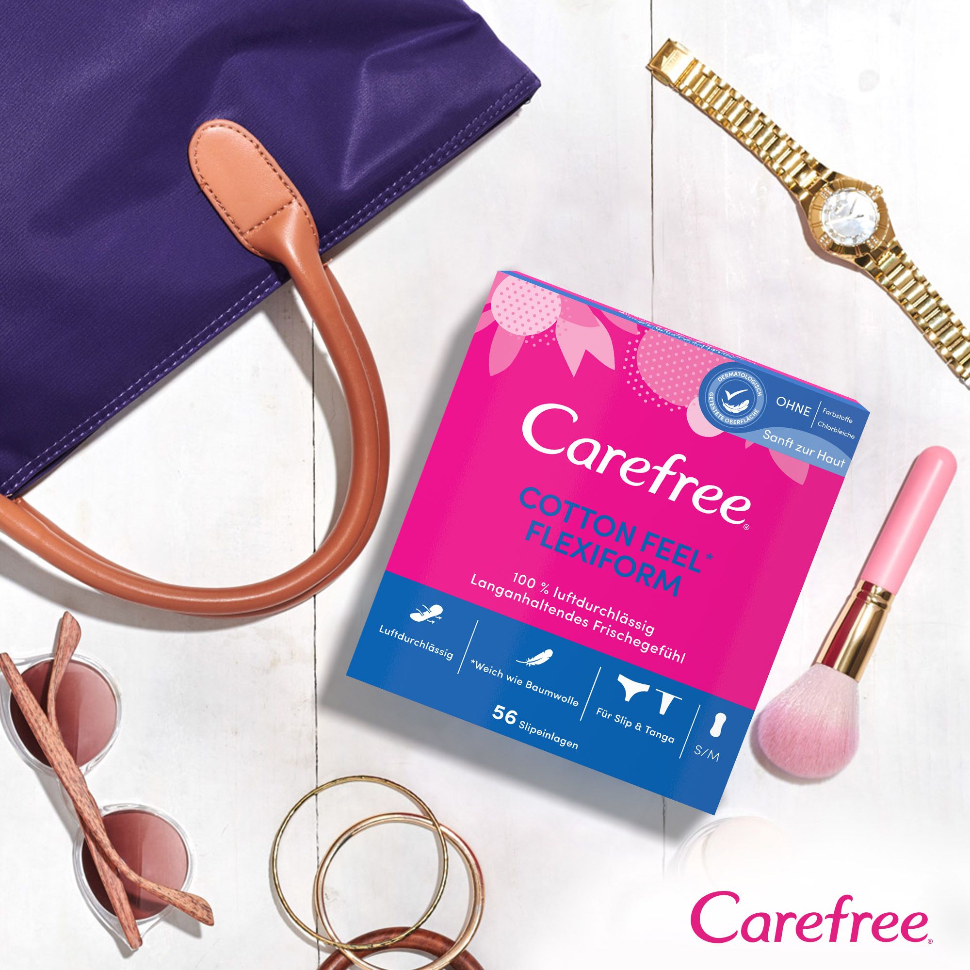 Carefree® Cotton Flexiform Slipeinlagen