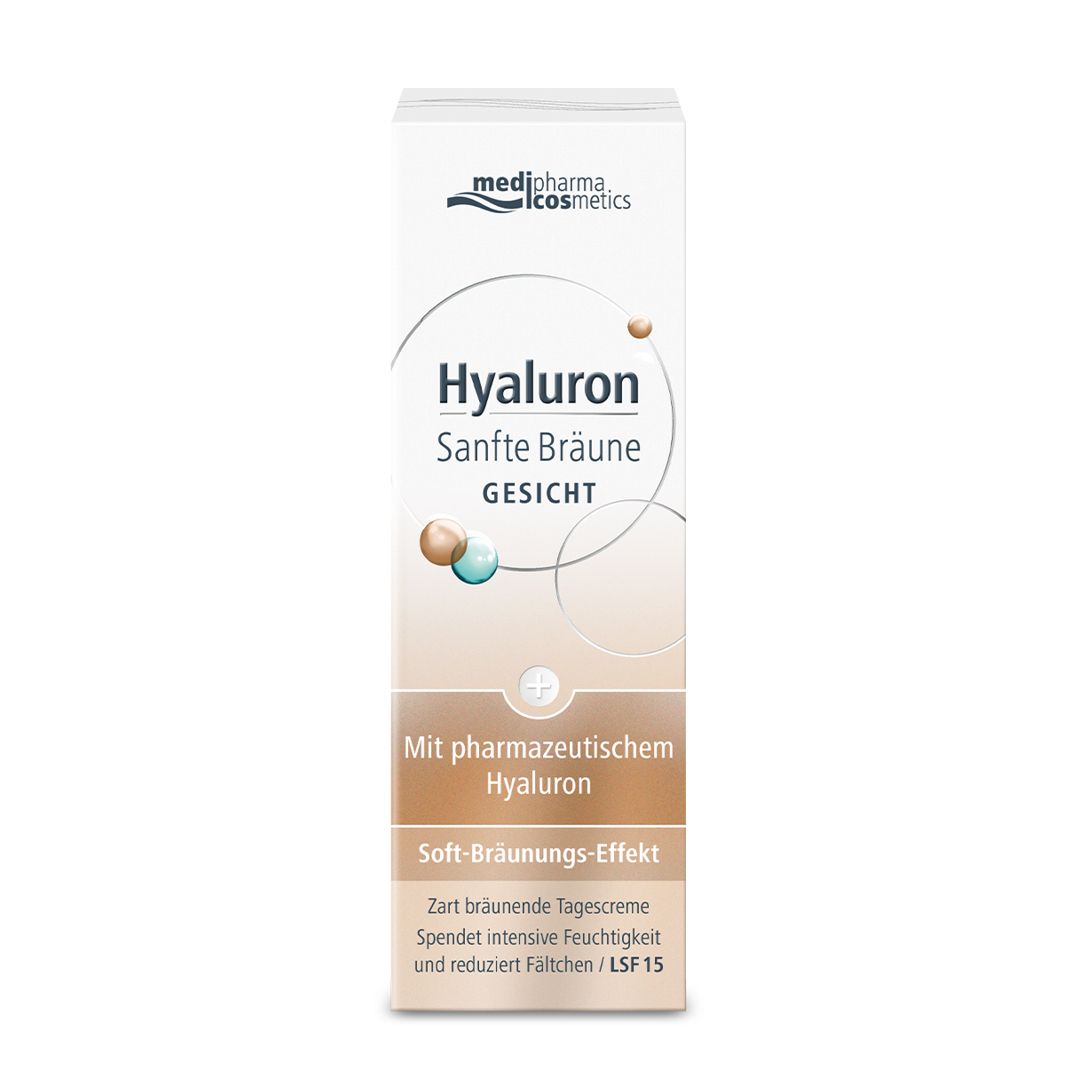 medipharma cosmetics Hyaluron Sanfte Bräune Gesichtspflege