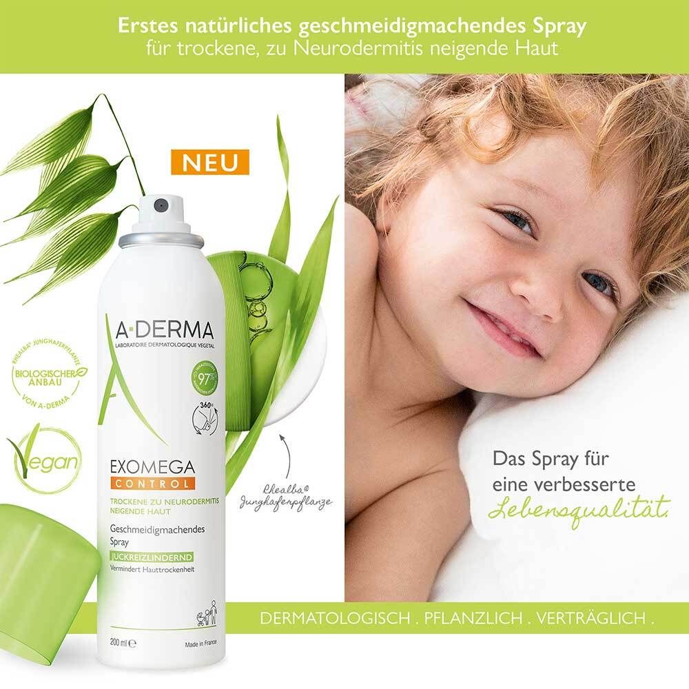 A-DERMA EXOMEGA CONTROL Geschmeidigmachendes Spray