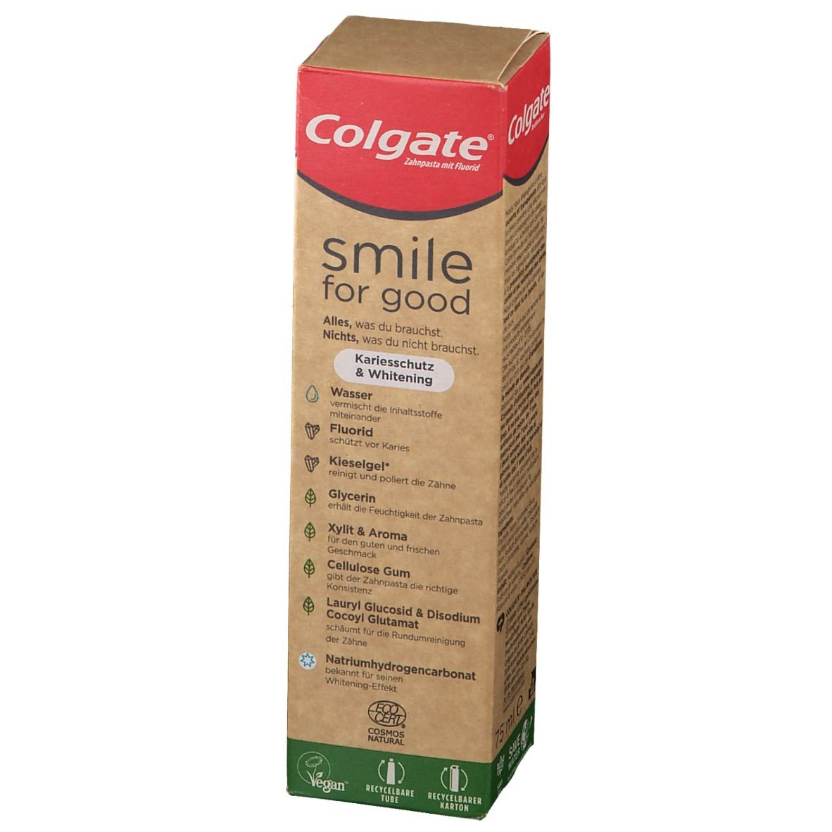 COLGATE Smile for Good Kariesschutz & Whitening Zahnpasta