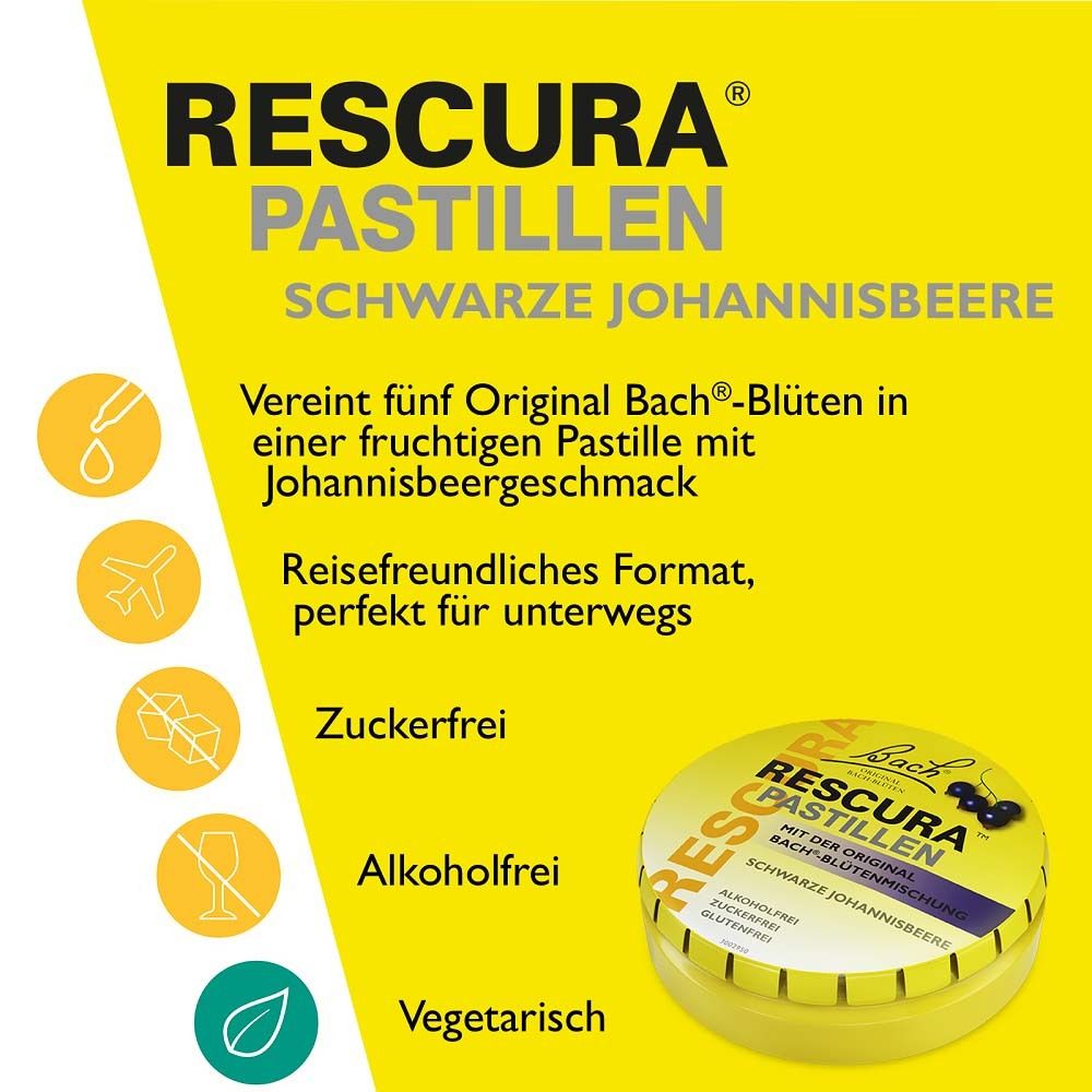 Bach Original RESCURA® Pastillen schwarze Johannisbeere