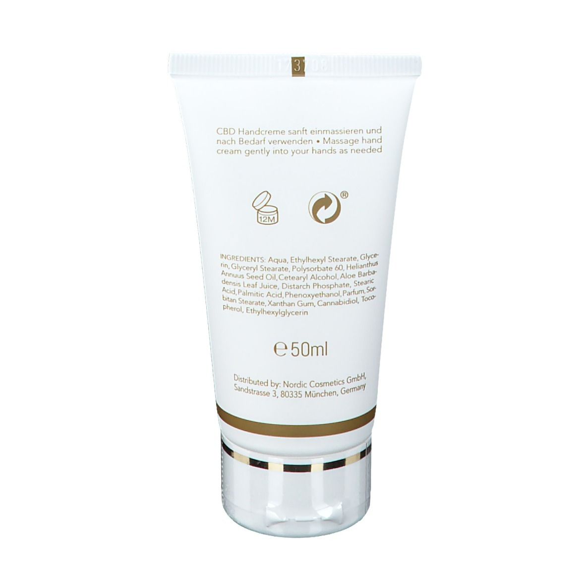 Nordic Cosmetics Handcreme CBD + Aloe Vera