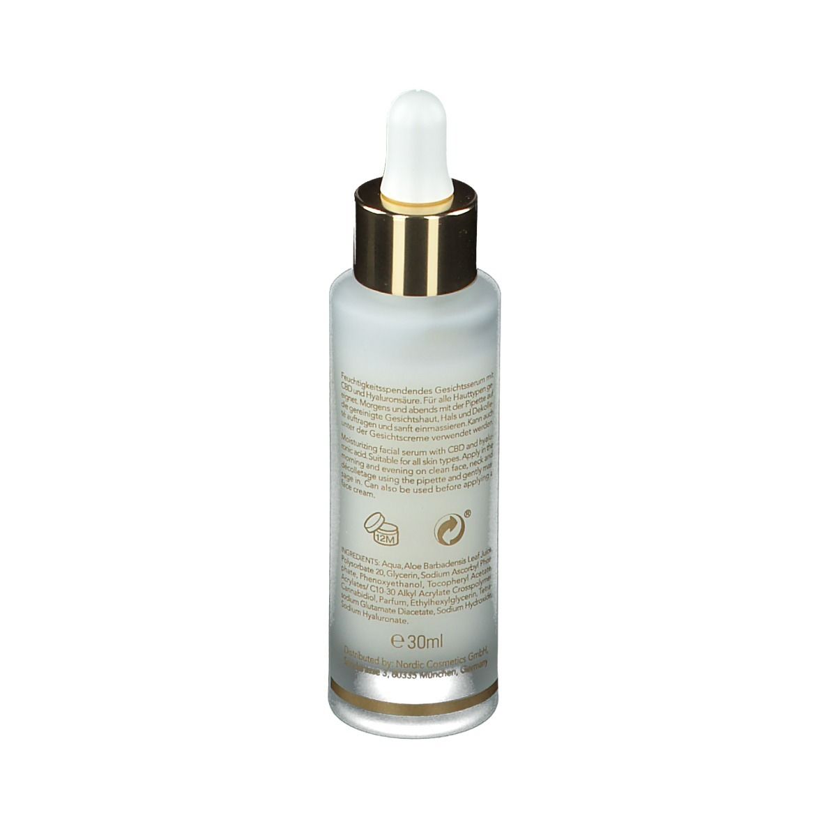 Nordic Cosmetics Gsichtsserum CBD + Hyaluronsäure