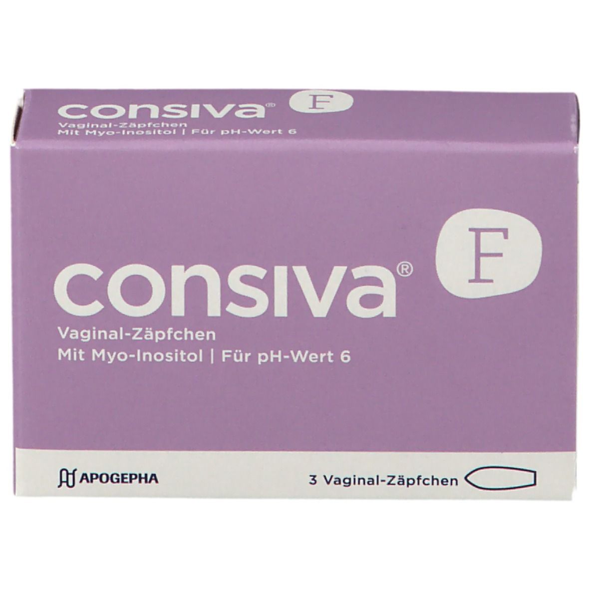 consiva® F Vaginal-Zäpfchen