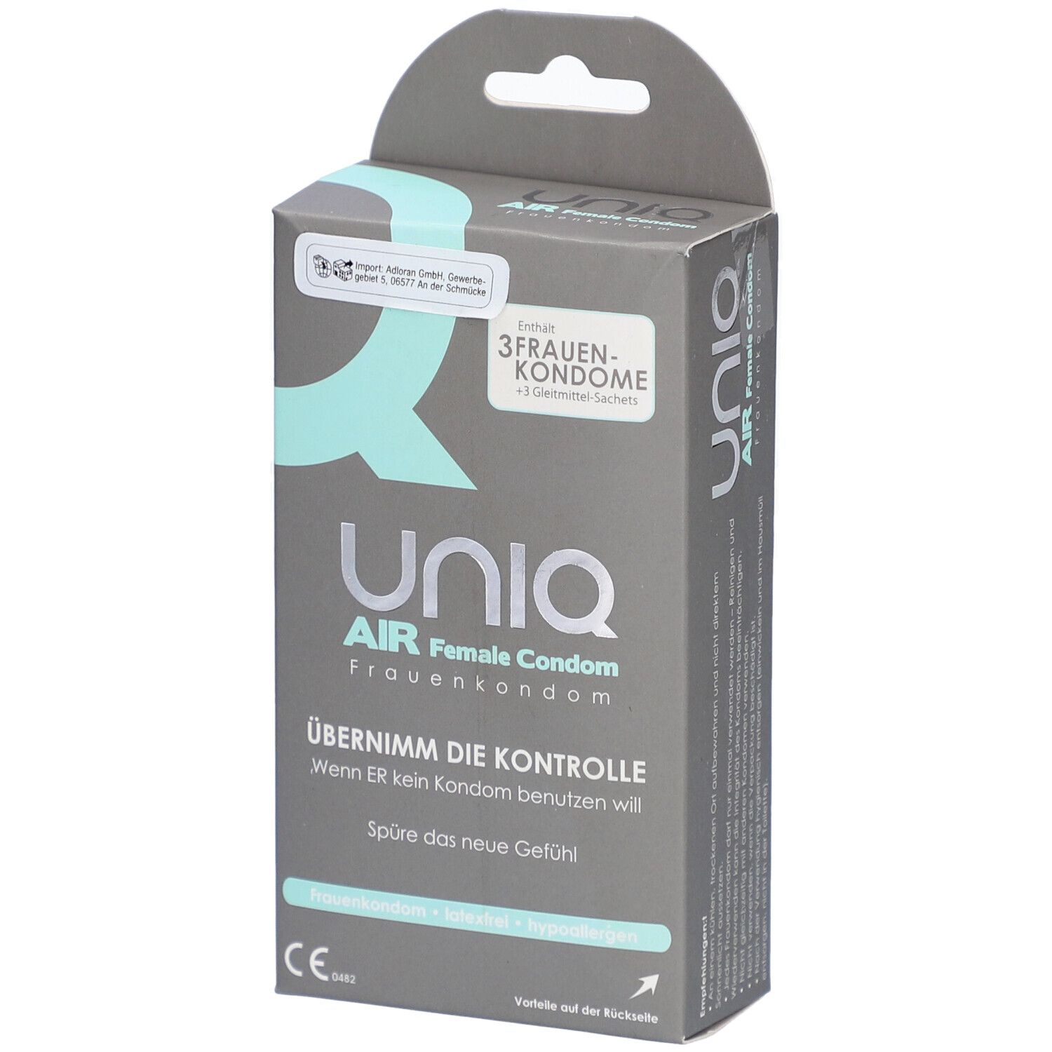Pasante *Internal Condom* Femidom, latexfreie Frauenkondome für hormonfreie Verhütung