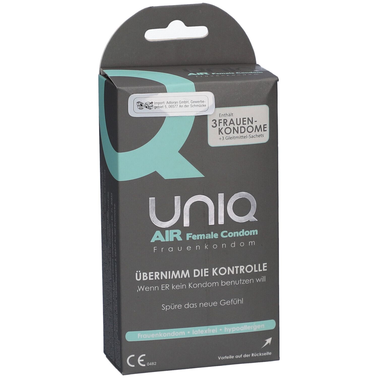 Pasante *Internal Condom* Femidom, latexfreie Frauenkondome für hormonfreie Verhütung