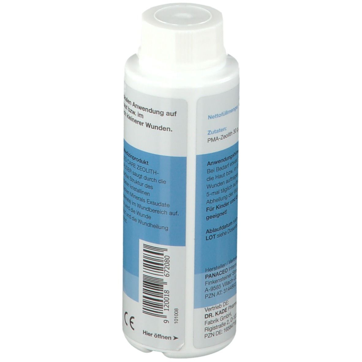 PANACEO CARE ZEOLITH-WUNDPUDER